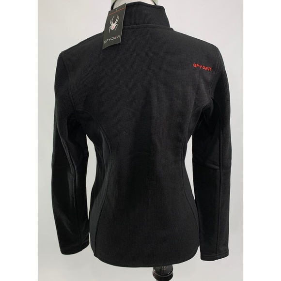Spyder Women's Black Tonal Stryke Jacket - Picture 3 of 8